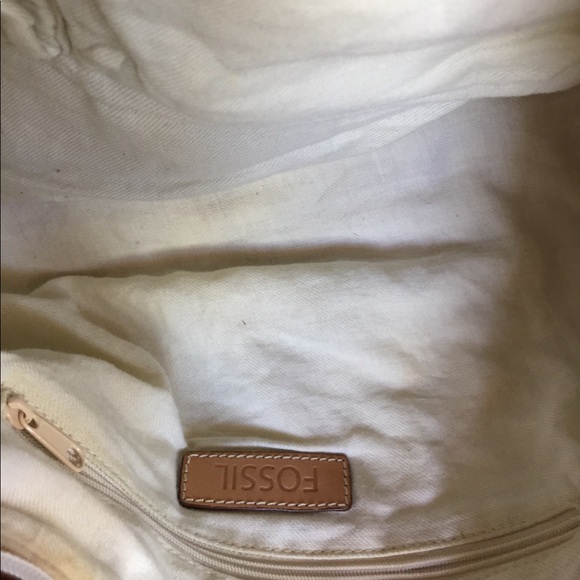 Fossil Canvas Hobo with Colorful Butterflies - Picture 5 of 8